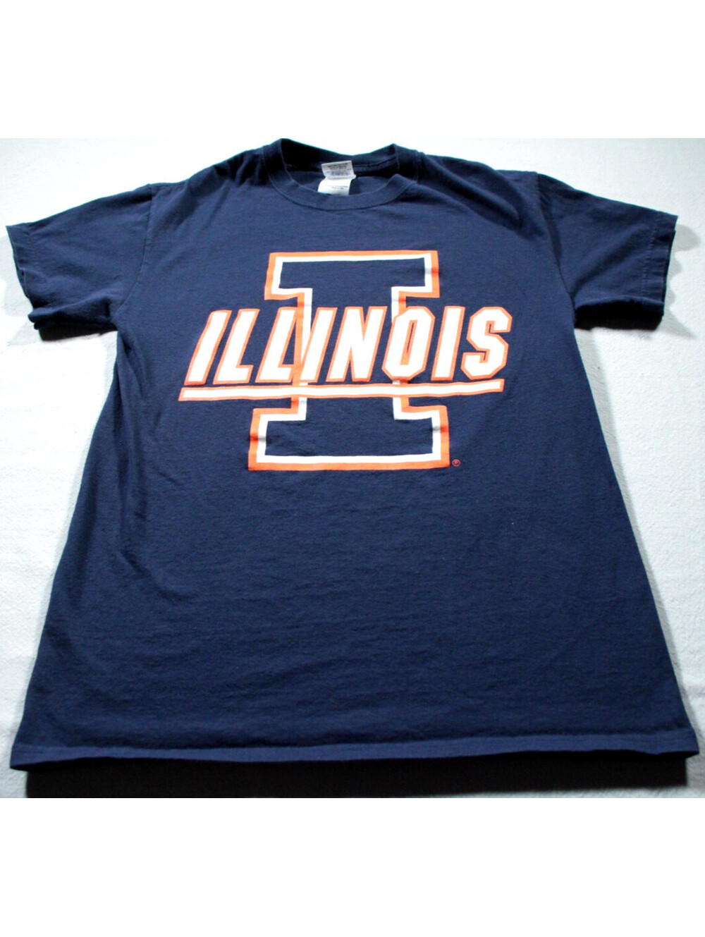 Vintage 00s University of Illinois Fighting Illini T-Shirt Blue S Shirt